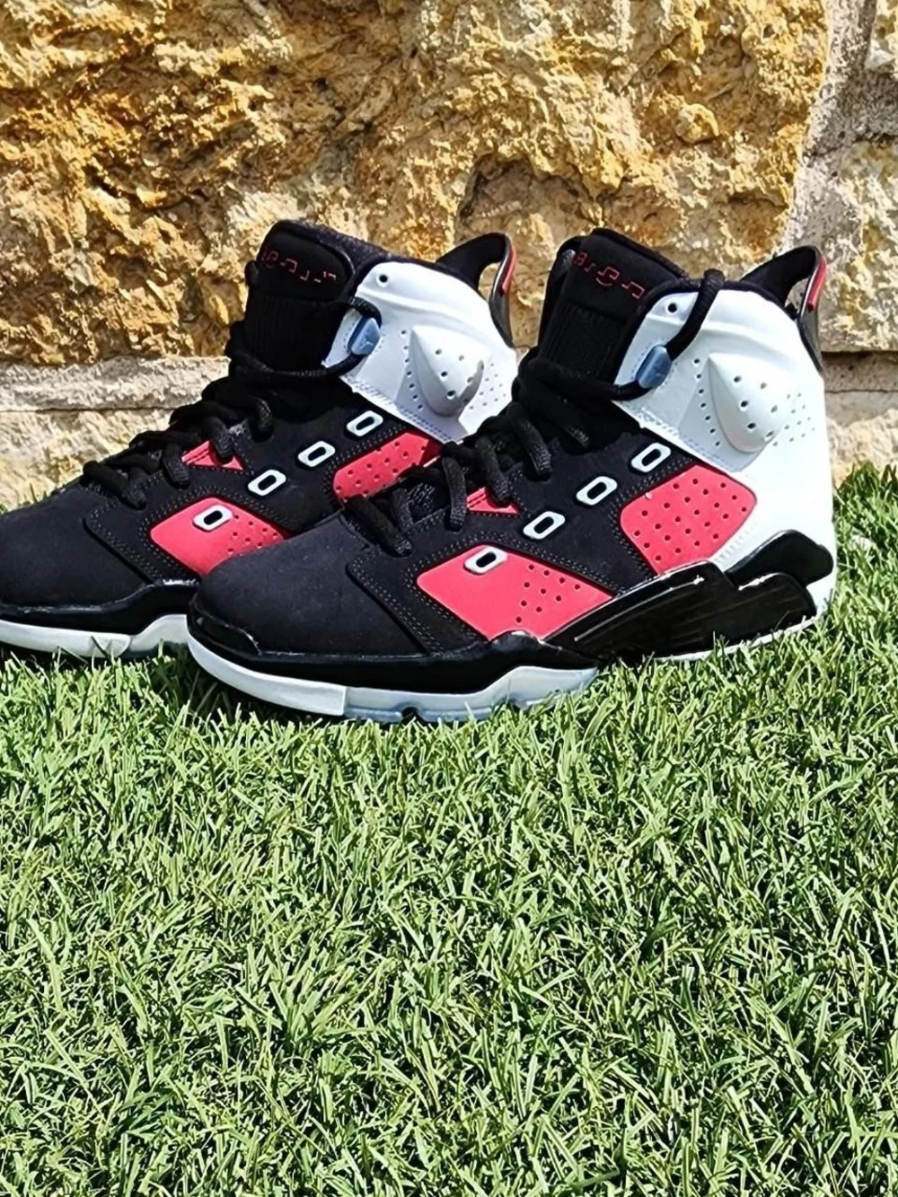 Air Jordan 6-17-23 Black/Red/White Basketball Shoes